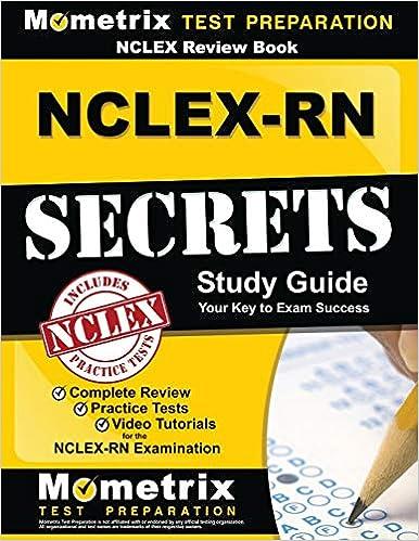 nclex review book nclex-rn secrets study guide 1st edition nclex exam secrets test prep team 1516705769,