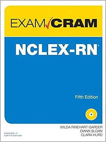 exam cram nclex-rn 5th edition wilda rinehart, diann sloan, clara hurd 0789757524, 978-0789757524