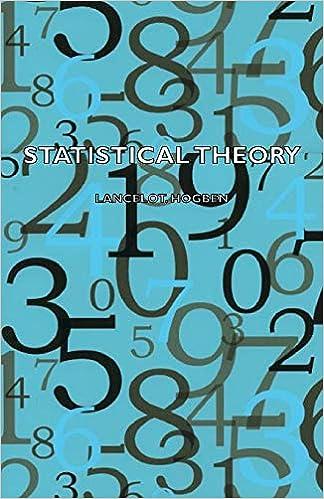 statistical theory 1st edition lancelot hogben 1406771651, 978-1406771657