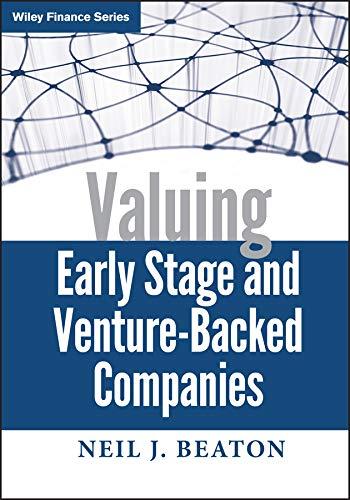 valuing early stage and venture backed companies 1st edition neil j. beaton 0470436298, 978-0470436295