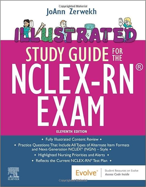 study guide for the nclex-rn exam 11th edition joann zerwekh 0323777791, 978-0323777797