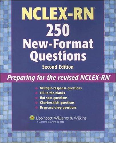 nclex-rn 250 new format questions 2nd edition springhouse 1582554730, 978-1582554730