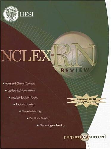 nclex-rn review 1st edition hesi 1416040781, 978-1416040781