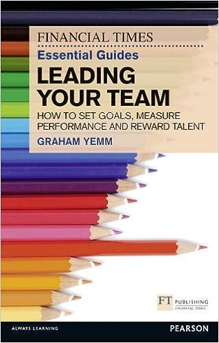 the financial times guides leading your team how to set goals measure performance and reward talent 1st
