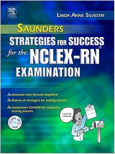 saunders strategies for success for the nclex-rn examination 1st edition angela silvestri, linda anne