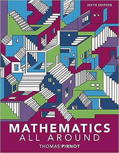 mathematics all around 6th edition tom pirnot 0134434684, 978-0134434681
