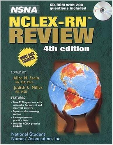 nclex-rn review 4th edition alice m. stein, judith c. miller 0766814432, 978-0766814431
