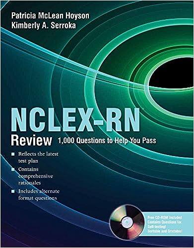 nclex-rn review 1000 questions to help you pass 1st edition patricia mclean hoyson 0763740969, 978-0763740962