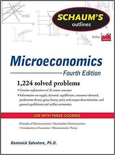 schaums outline of microeconomics 4th edition dominick salvatore 0071755454, 978-0071755450
