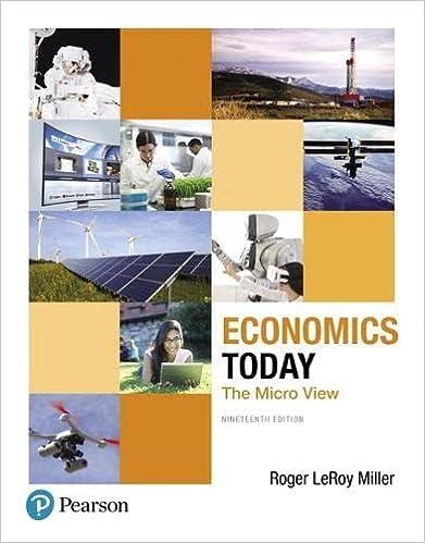 economics today the micro view 19th edition roger miller 0134479254, 978-0134479255