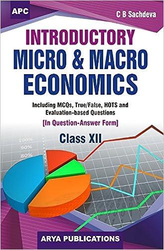 introductory micro and macro economics 1st edition c.b. sachdeva 817855786x, 978-8178557861