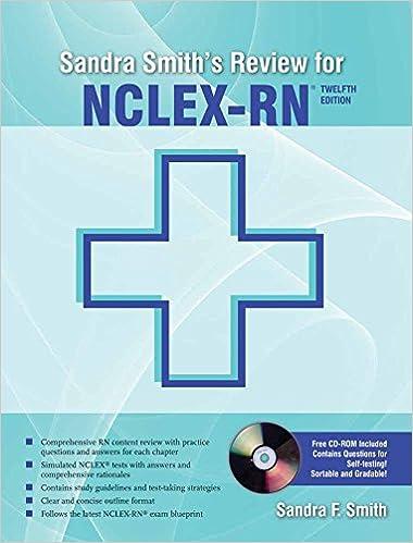 sandra smiths review for nclex-rn 12th edition sandra f. smith 0763756016, 978-0763756017