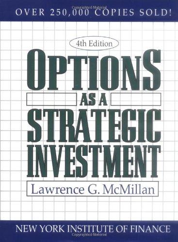 options as a strategic investment 4th edition lawrence g. mcmillan 0735201978, 978-0735201972