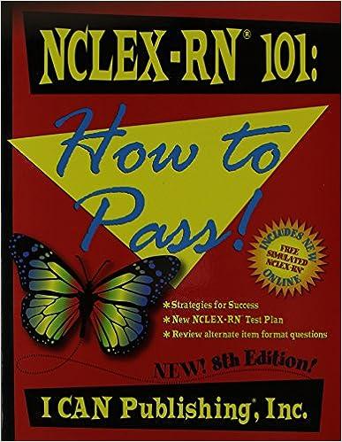 nclex-rn 101 how to pass 8th edition sylvia rayfield 0984204067, 978-0984204069
