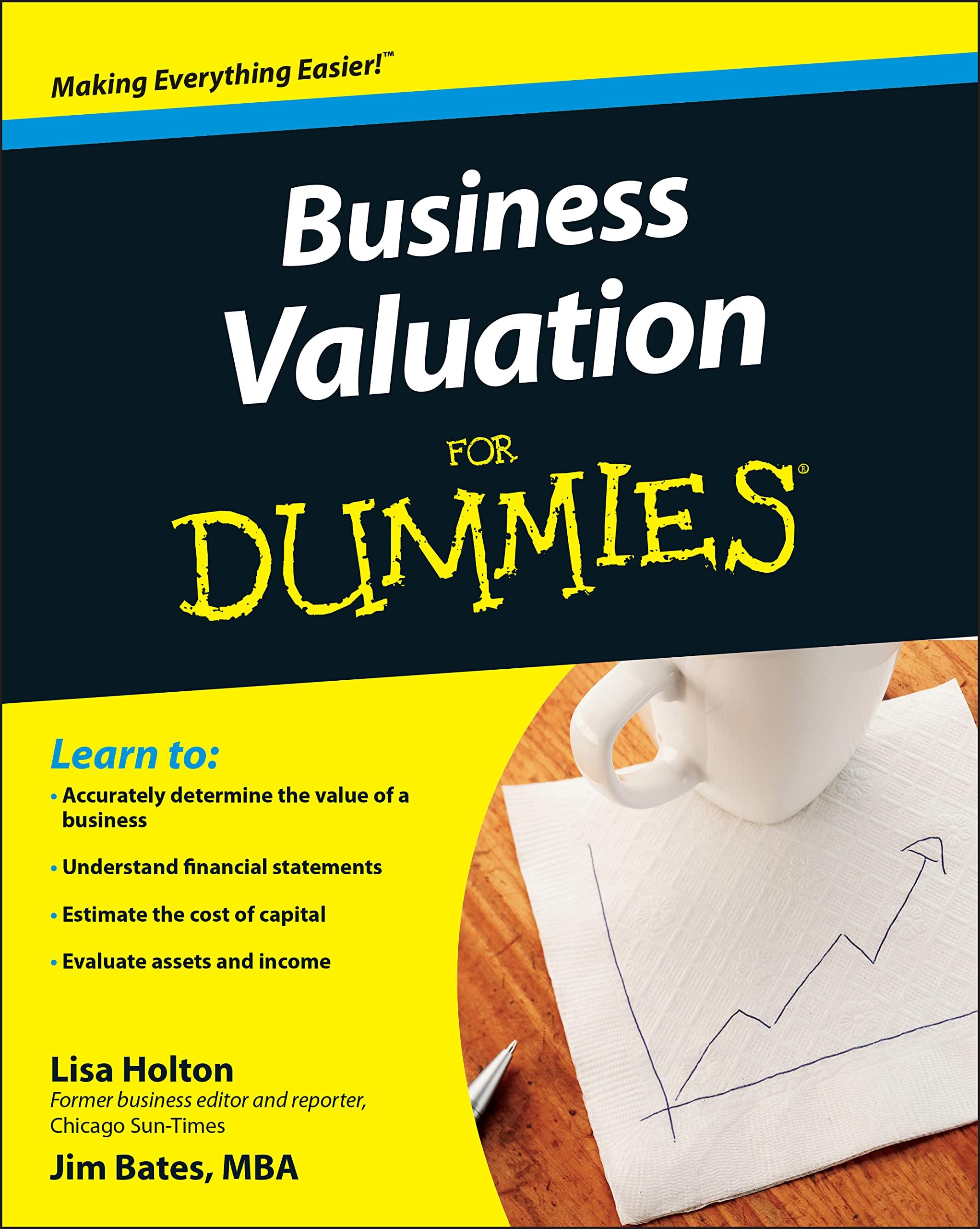 business valuation for dummies 1st edition jim bates, lisa holton 0470344016, 978-0470344019