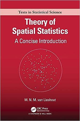 Theory Of Spatial Statistics A Concise Introduction