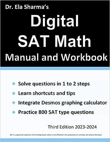 digital sat math manual and workbook 3rd edition dr. ela sharma b0c1jb5573, 979-8391376958