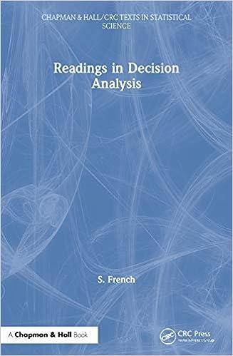 readings in decision analysis 1st edition s. french, chris chatfield, jim zidek 041232170x, 978-0412321702