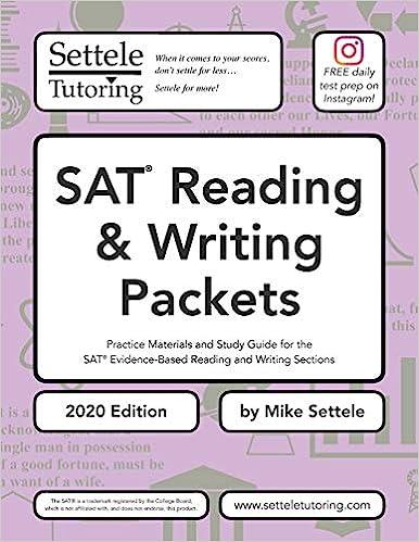 at reading and writing packets 2020 2020 edition mike settele 169771420x, 978-1697714203