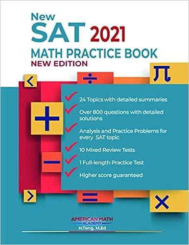 new sat 2021 math practice book 2021 edition american math academy b08jb1vlh3, 979-8683560492
