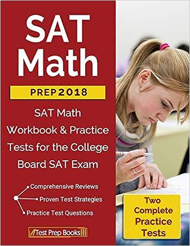 sat math prep 2018 sat math workbook and practice tests for the college board sat exam 2018 edition test prep