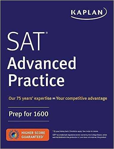 sat advanced practice prep for 1600 1st edition kaplan test prep 1506223257, 978-1506223254