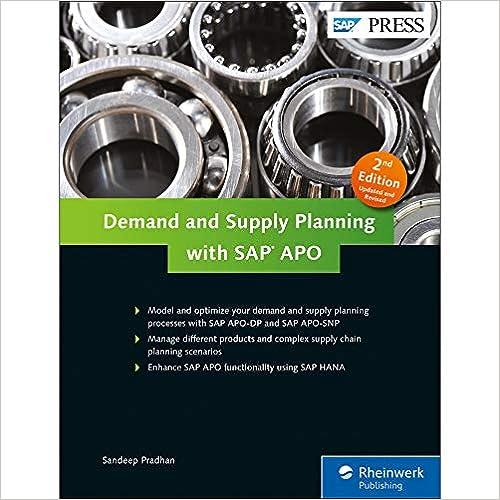 demand and supply planning with sap apo 2nd edition sandeep pradhan 1493213334, 978-1493213337