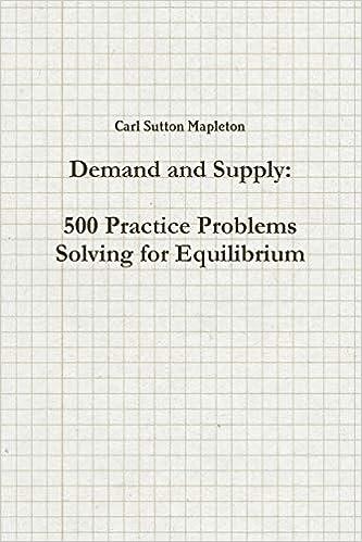 demand and supply 1st edition carl sutton mapleton 1365929337, 978-1365929335