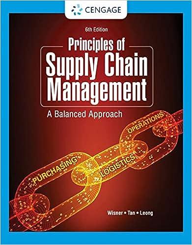 principles of supply chain management 6th edition wisner tan leong 0357715608, 978-0357715604