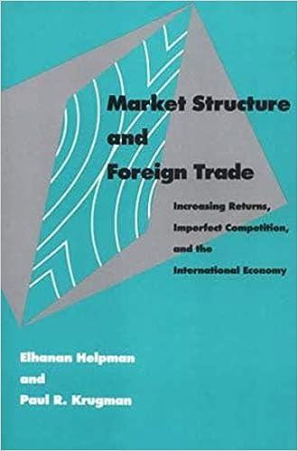 market structure and foreign trade 1st edition elhanan helpman, paul krugman 026258087x, 978-0262580878