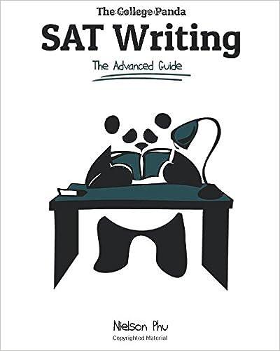 the college pandas sat writing the advanced guide 1st edition nielson phu 0989496414, 978-0989496414