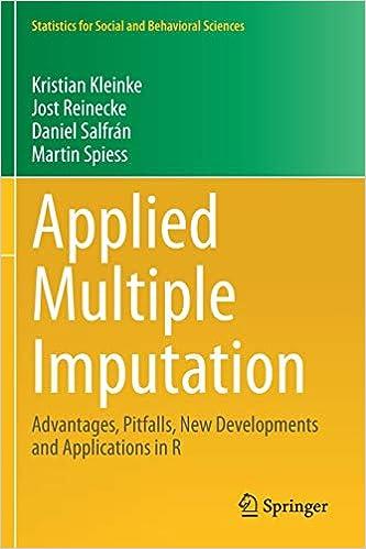 applied multiple imputation  advantages pitfalls new developments and applications in r statistics for social