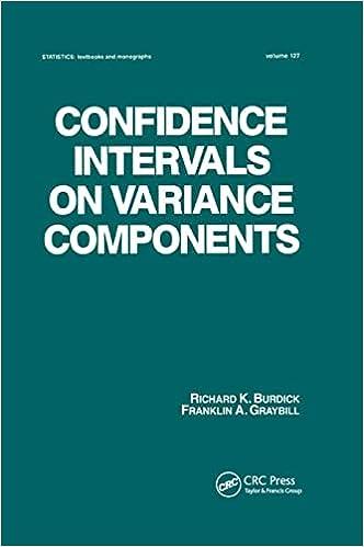 confidence intervals on variance components 1st edition richard k. burdick, franklin a. graybill 0367402823,