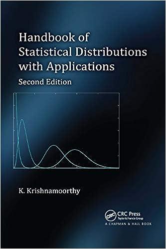 handbook of statistical distributions with applications 2nd edition k. krishnamoorthy 0367658704,