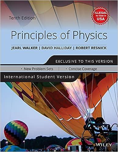 principles of physics 10th edition jearl walker, david halliday, robert resnick 978-8126552566