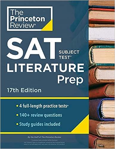 princeton review sat subject test literature prep 17th edition the princeton review 0525568972, 978-0525568971