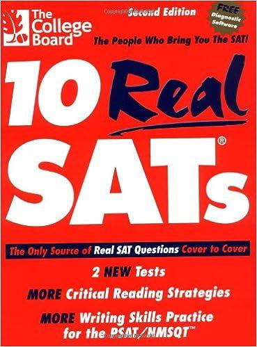 10 real sats 2nd edition the college board 0874476542, 978-0874476545