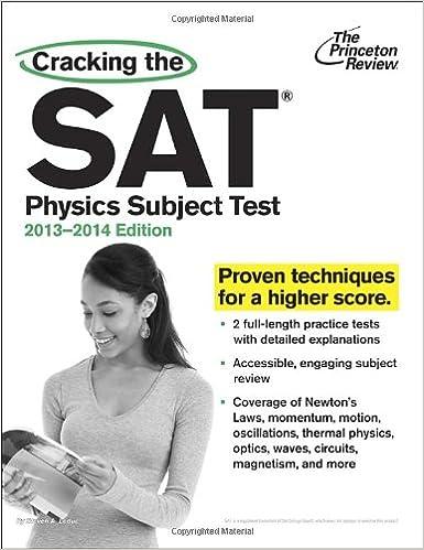 cracking the sat physics subject test 2013-2014 2014 edition princeton review 0307945553, 978-0307945556