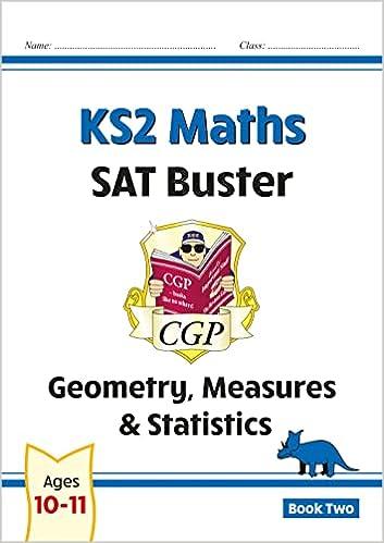 new ks2 maths sat buster geometry measures and statistics 1st edition cgp books 1789081386, 978-1789081381