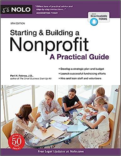 starting and building a nonprofit 9th edition peri pakroo 1413328385, 978-1413328387