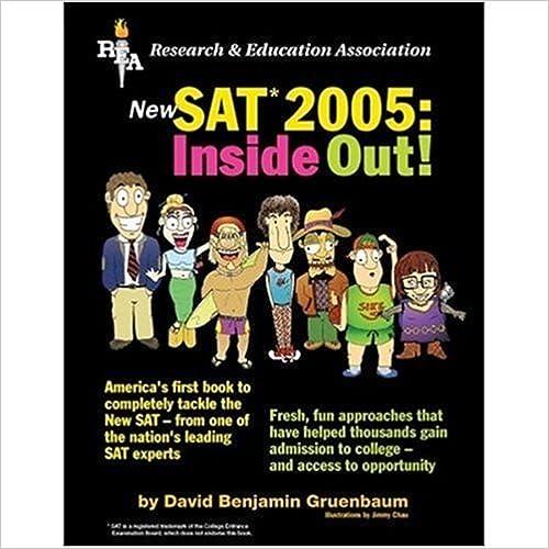 new sat 2005 inside out 1st edition david benjamin gruenbaum 0738600393, 978-0738600390