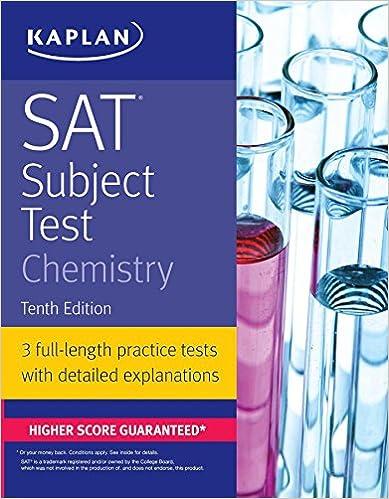 sat subject test chemistry 10th edition kaplan test prep 1506209203, 978-1506209203