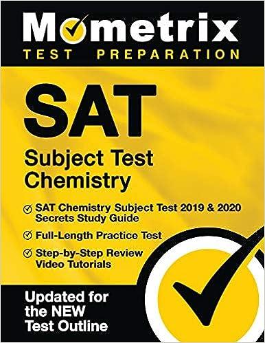 sat subject test chemistry 1st edition mometrix college credit test team 151671167x, 978-1516711673