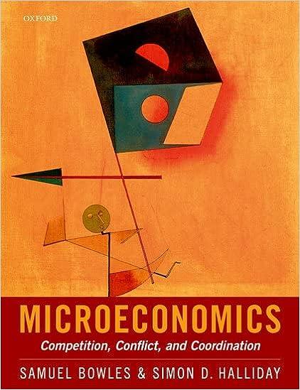 microeconomics competition conflict and coordination 1st edition samuel bowles, simon d. halliday 0198843208,