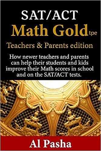sat act math gold tpe 1st edition al pasha b084dfz6dq, 979-8604548448