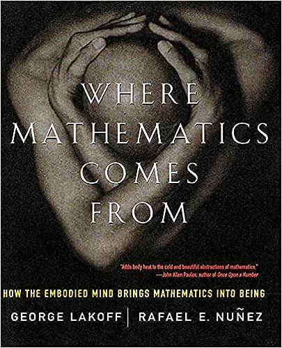 where mathematics come from 1st edition george lakoff, rafael nuñez 0465037712, 978-0465037711