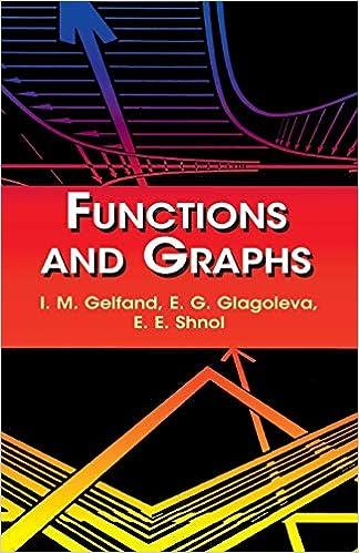 functions and graphs 1st edition i. m. gelfand, e. g. glagoleva, e. e. shnol 9780486425641