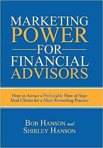 marketing power for financial advisors how to attract a predictable flow of your ideal clients for a more