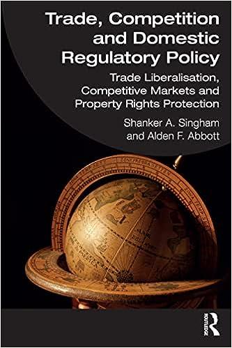 trade competition and domestic regulatory policy 1st edition shanker a. singham, alden f. abbott 0367339889,