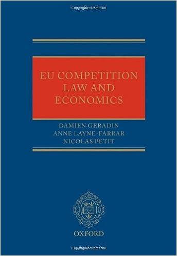 eu competition law and economics 1st edition damien geradin, anne layne-farrar, nicolas petit 0199566569,